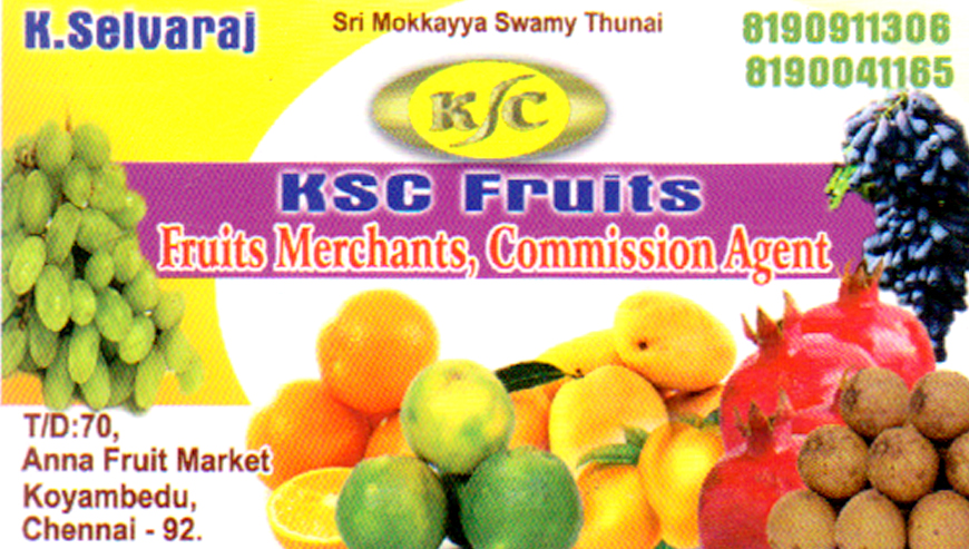 KSC Fruits Commission Agent